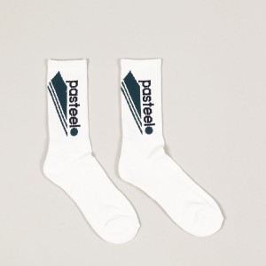 Pasteelo OG Socks White Dark Teal